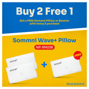 [Malaysiaku, Sommniku 2025 Special] Wave+ Pillow BUY 2 FREE 1