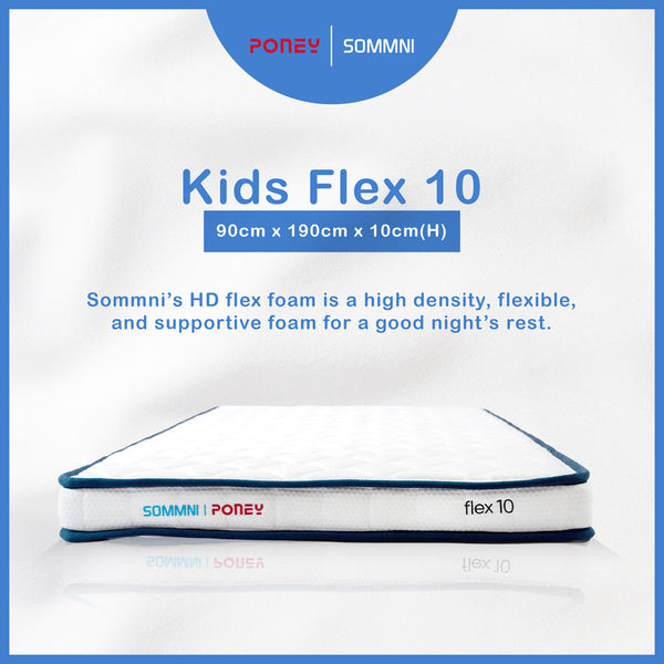 Sommni | Poney Kids Flex 10 Mattress & Sheets
